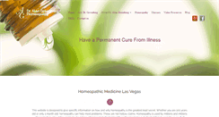 Desktop Screenshot of homeopathylasvegas.com